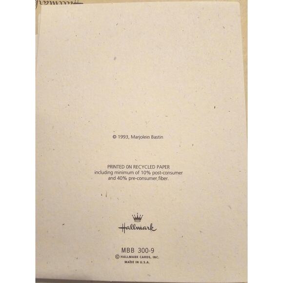 Lot of 3 1993 Marjolein Bastin Hallmark Bird Nest Blank Inside +Envelopes (gg67) - Picture 3 of 3